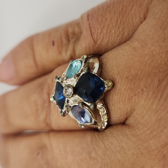 AVON BLUE TONE RING - Picture 4 of 4